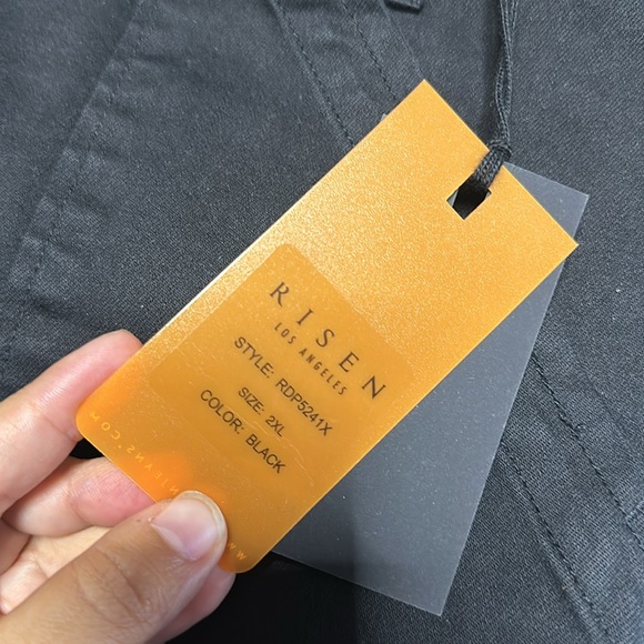 Risen jeans high rise cargo boyfriend pants - Picture 5 of 14